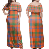 Clan Ross Ancient Tartan Hawaii Dress IP79 Clan Ross Tartan Hawaii Dress