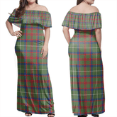 Clan Shaw Green Modern Tartan Hawaii Dress DV82 Clan Shaw Tartan Hawaii Dress