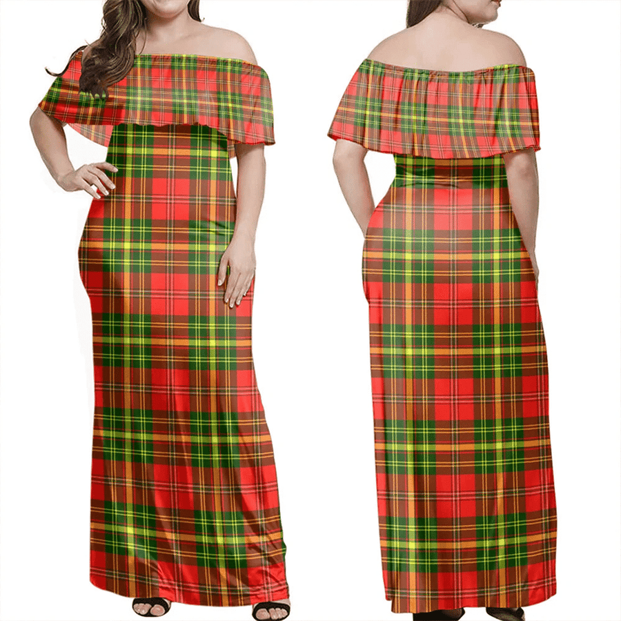 Clan Leask Tartan Hawaii Dress ZL27 Clan Leask Tartan Hawaii Dress