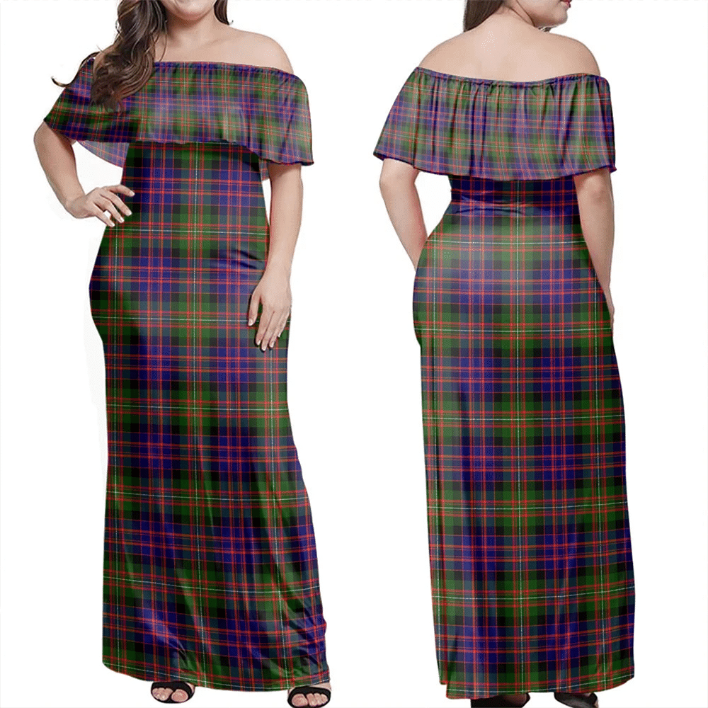 Clan MacDonnell Of Glengarry Modern Tartan Hawaii Dress NG92 Clan Glen Tartan Hawaii Dress