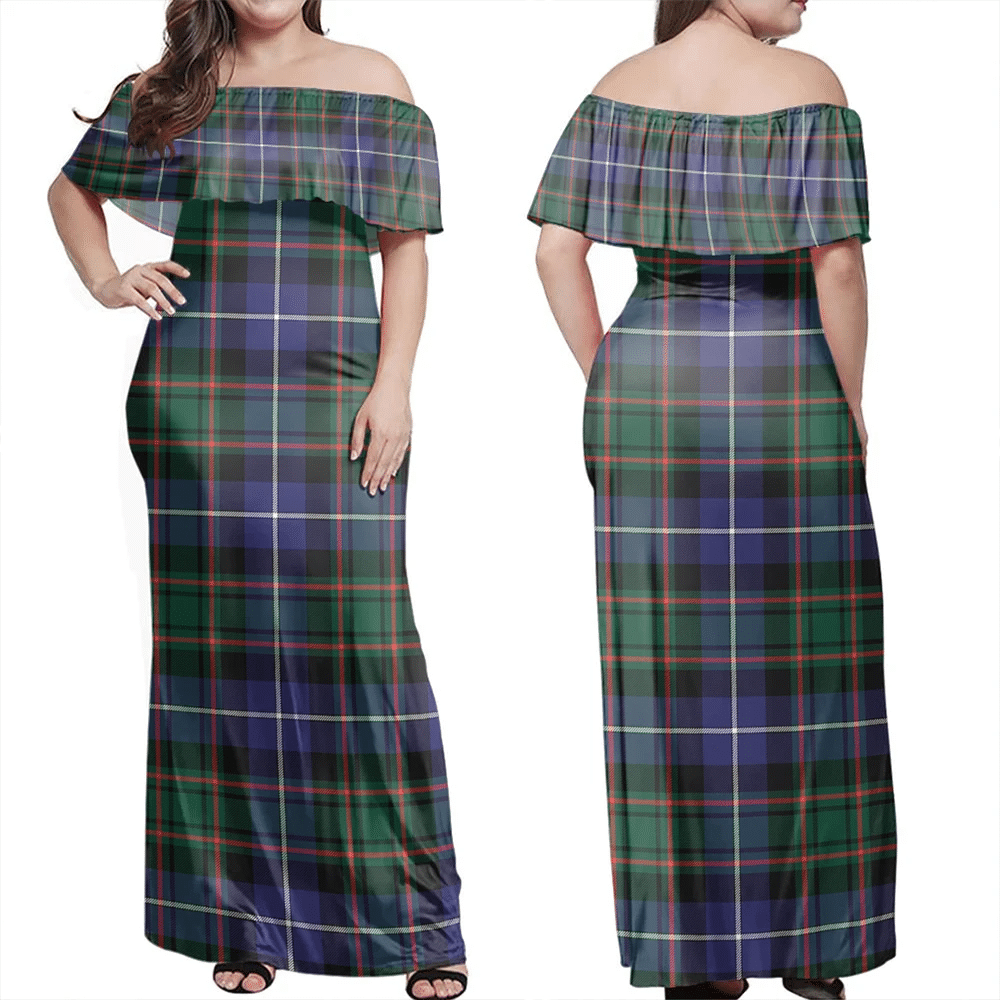 Clan MacRae Hunting Modern Tartan Hawaii Dress UV29 Clan MacRae Tartan Hawaii Dress