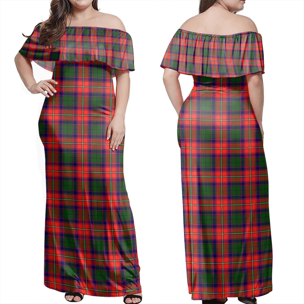 Clan Roxburgh District Tartan Hawaii Dress KY31 Tartan Hawaii Dress