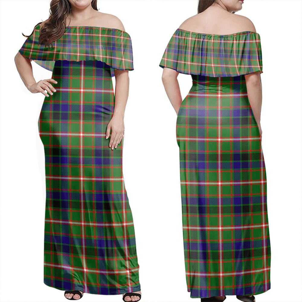 Clan Reid Green Tartan Hawaii Dress IW50 Tartan Hawaii Dress