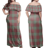 Clan MacGregor Hunting Ancient Tartan Hawaii Dress CD63 Clan MacGregor Tartan Hawaii Dress