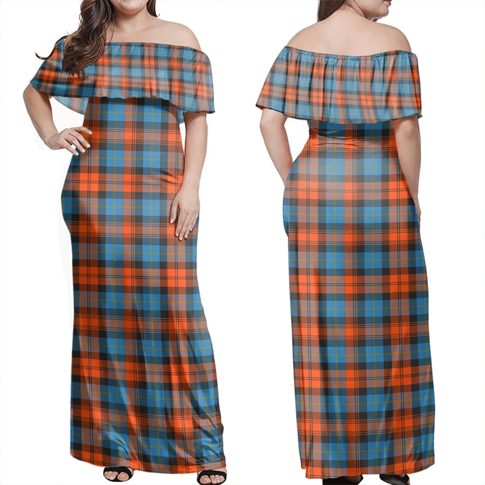 Clan MacLachlan Ancient Tartan Hawaii Dress PN23 Tartan Hawaii Dress