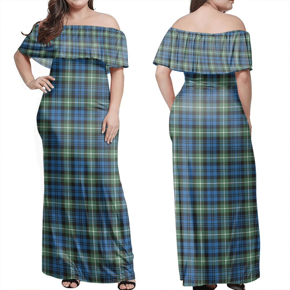 Clan Lamont Ancient Tartan Hawaii Dress PQ21 Clan Lamont Tartan Hawaii Dress