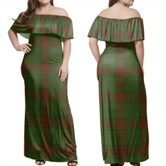 Clan Maxwell Hunting Tartan Hawaii Dress ML50 Clan Maxwell Tartan Hawaii Dress