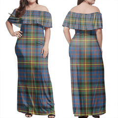 Clan MacSporran Ancient Tartan Hawaii Dress XS10 Clan MacSporran Tartan Hawaii Dress