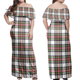 Clan Stewart Dress Modern Tartan Hawaii Dress EO84 Clan Stewart Tartan Hawaii Dress