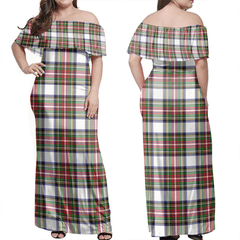Clan Stewart Dress Modern Tartan Hawaii Dress EO84 Clan Stewart Tartan Hawaii Dress