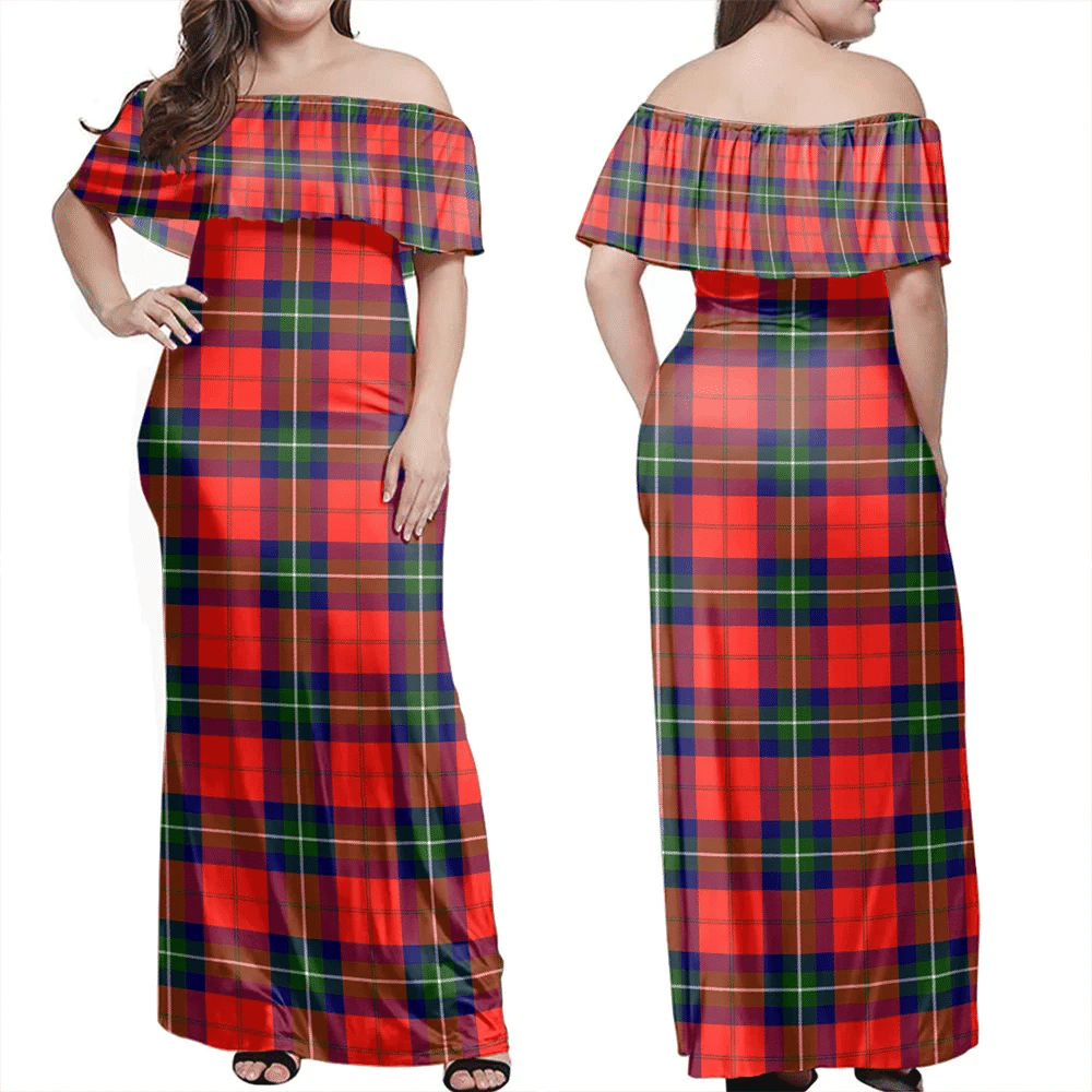 Clan Ruthven Modern Tartan Hawaii Dress EA92 Clan Ruthven Tartan Hawaii Dress