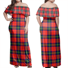 Clan Ruthven Modern Tartan Hawaii Dress EA92 Clan Ruthven Tartan Hawaii Dress