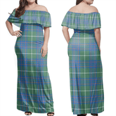 Clan MacIntyre Hunting Ancient Tartan Hawaii Dress TC16 Clan MacIntyre Tartan Hawaii Dress