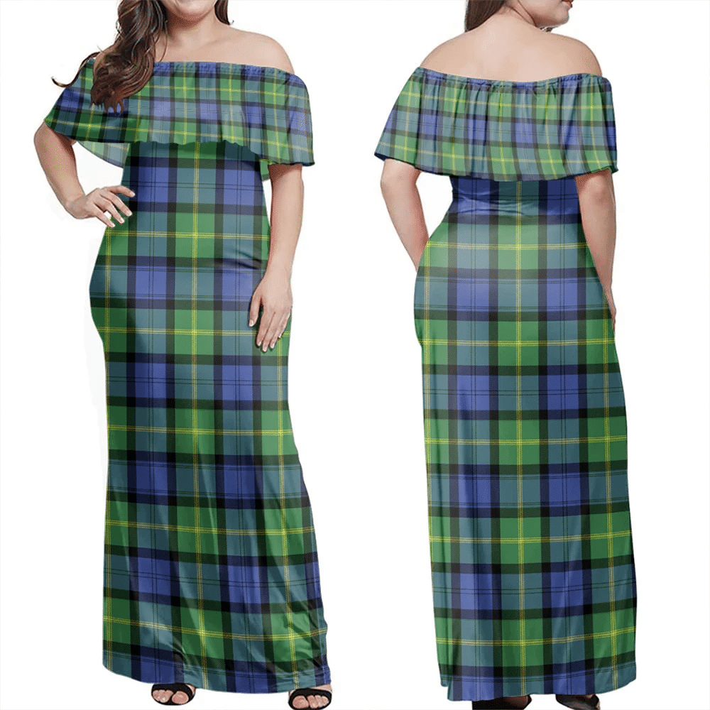 Clan Gordon Old Ancient Tartan Hawaii Dress VG80 Clan Gordon Tartan Hawaii Dress