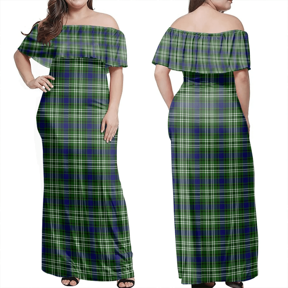 Clan Tweedside District Tartan Hawaii Dress GH98 Tartan Hawaii Dress