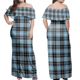 Clan Clark Ancient Tartan Hawaii Dress CO37 Clan Clark Tartan Hawaii Dress