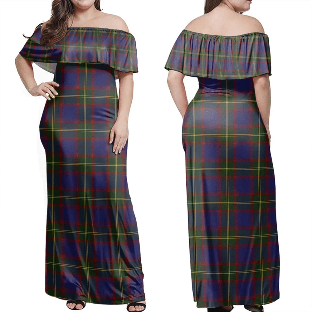 Clan Durie Tartan Hawaii Dress GX78 Clan Durie Tartan Hawaii Dress