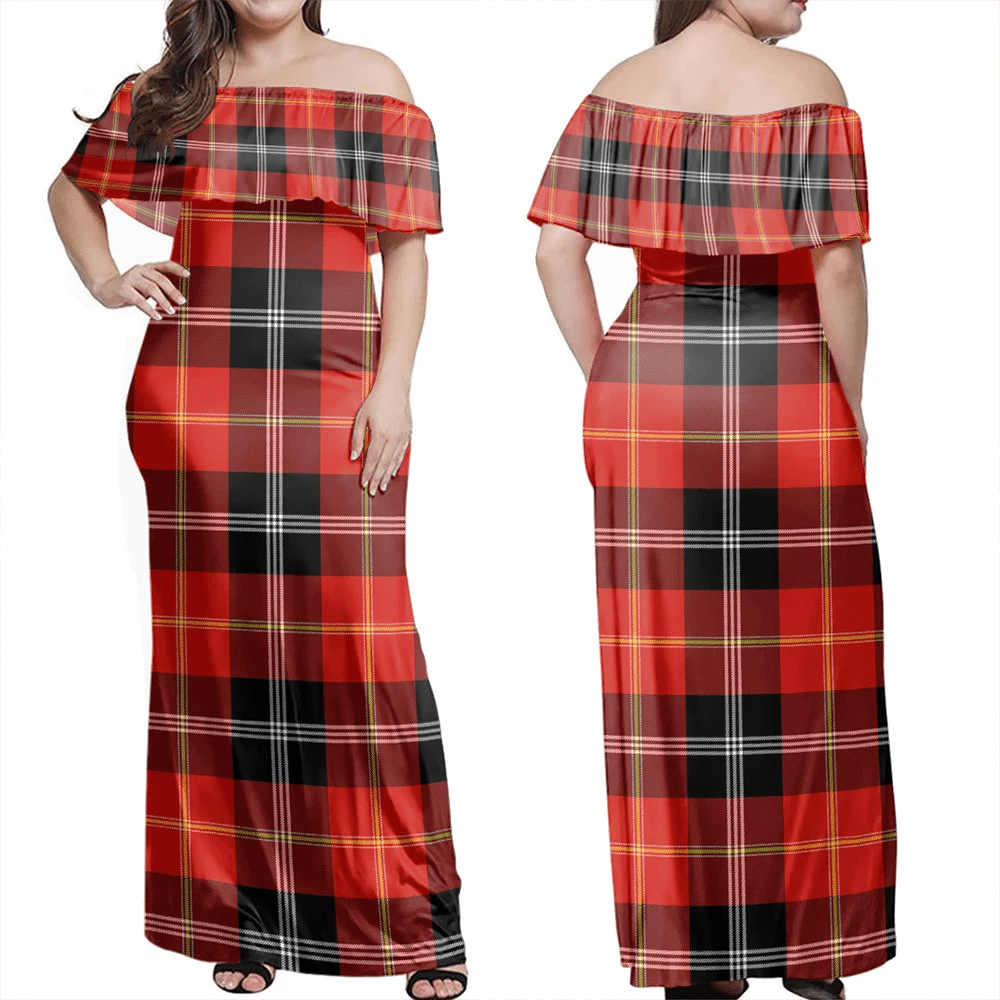 Clan Marjoribanks Tartan Hawaii Dress DX93 Clan Marjoribanks Tartan Hawaii Dress