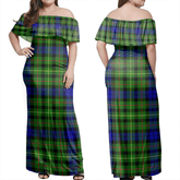 Clan Rollo Modern Tartan Hawaii Dress BY27 Clan Rollo Tartan Hawaii Dress