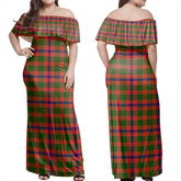 Clan Skene Modern Tartan Hawaii Dress WU97 Clan Skene Tartan Hawaii Dress
