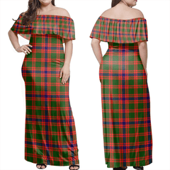 Clan Skene Modern Tartan Hawaii Dress WU97 Clan Skene Tartan Hawaii Dress