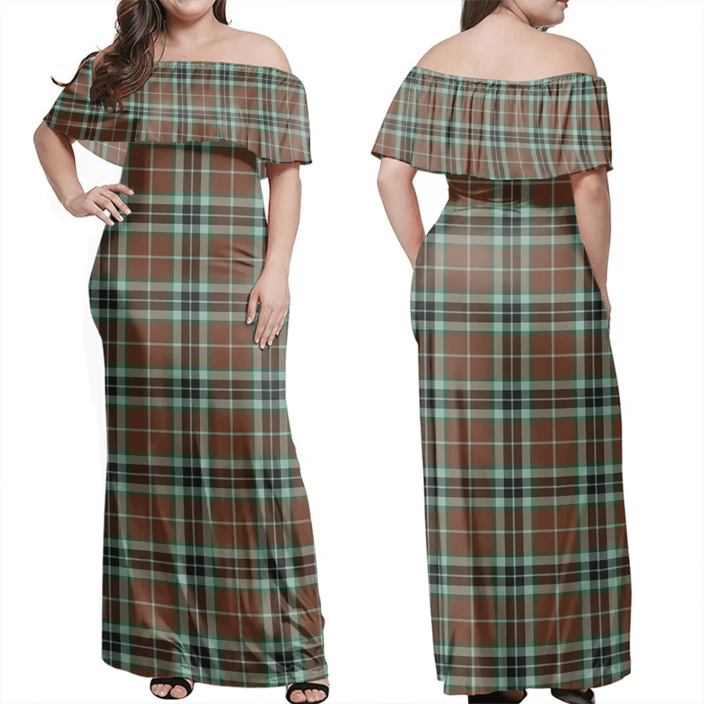 Clan Thomson Hunting Modern Tartan Hawaii Dress QV19 Clan Thomson Tartan Hawaii Dress