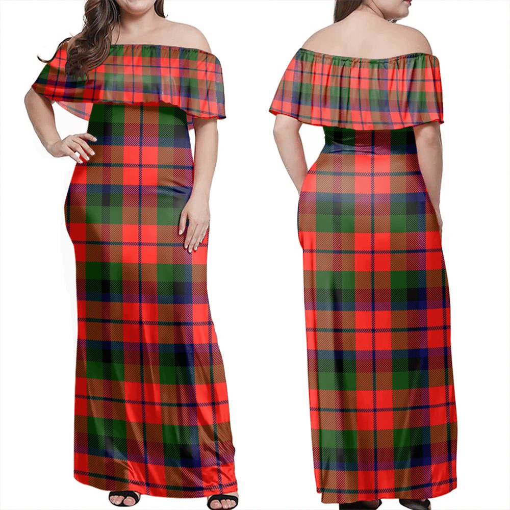 Clan MacNaughton Modern Tartan Hawaii Dress EP60 Clan MacNaughton Tartan Hawaii Dress