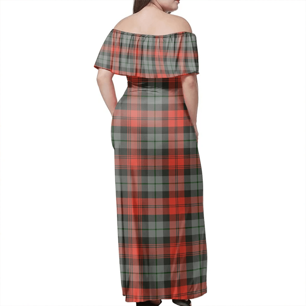 Clan MacLachlan Weathered Tartan Hawaii Dress JB88 Tartan Hawaii Dress