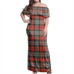Clan MacLachlan Weathered Tartan Hawaii Dress JB88 Tartan Hawaii Dress