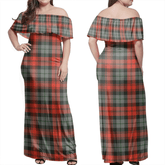 Clan MacLachlan Weathered Tartan Hawaii Dress JB88 Tartan Hawaii Dress