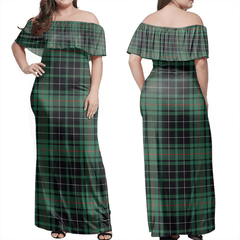 Clan MacAulay Hunting Ancient Tartan Hawaii Dress UQ93 Clan MacAulay Tartan Hawaii Dress