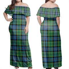 Clan Forsyth Ancient Tartan Hawaii Dress WA40 Clan Forsyth Tartan Hawaii Dress