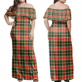 Clan MacLachlan Hunting Modern Tartan Hawaii Dress MP15 Tartan Hawaii Dress