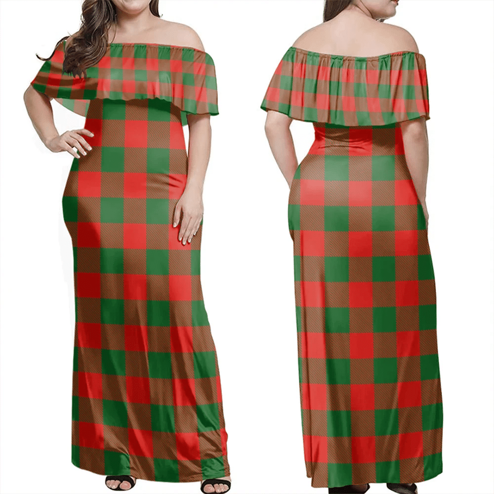 Clan Moncrieffe Tartan Hawaii Dress GN69 Clan Moncreiffe Tartan Hawaii Dress