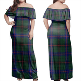 Clan Davidson Modern Tartan Hawaii Dress UE56 Clan Davidson Tartan Hawaii Dress