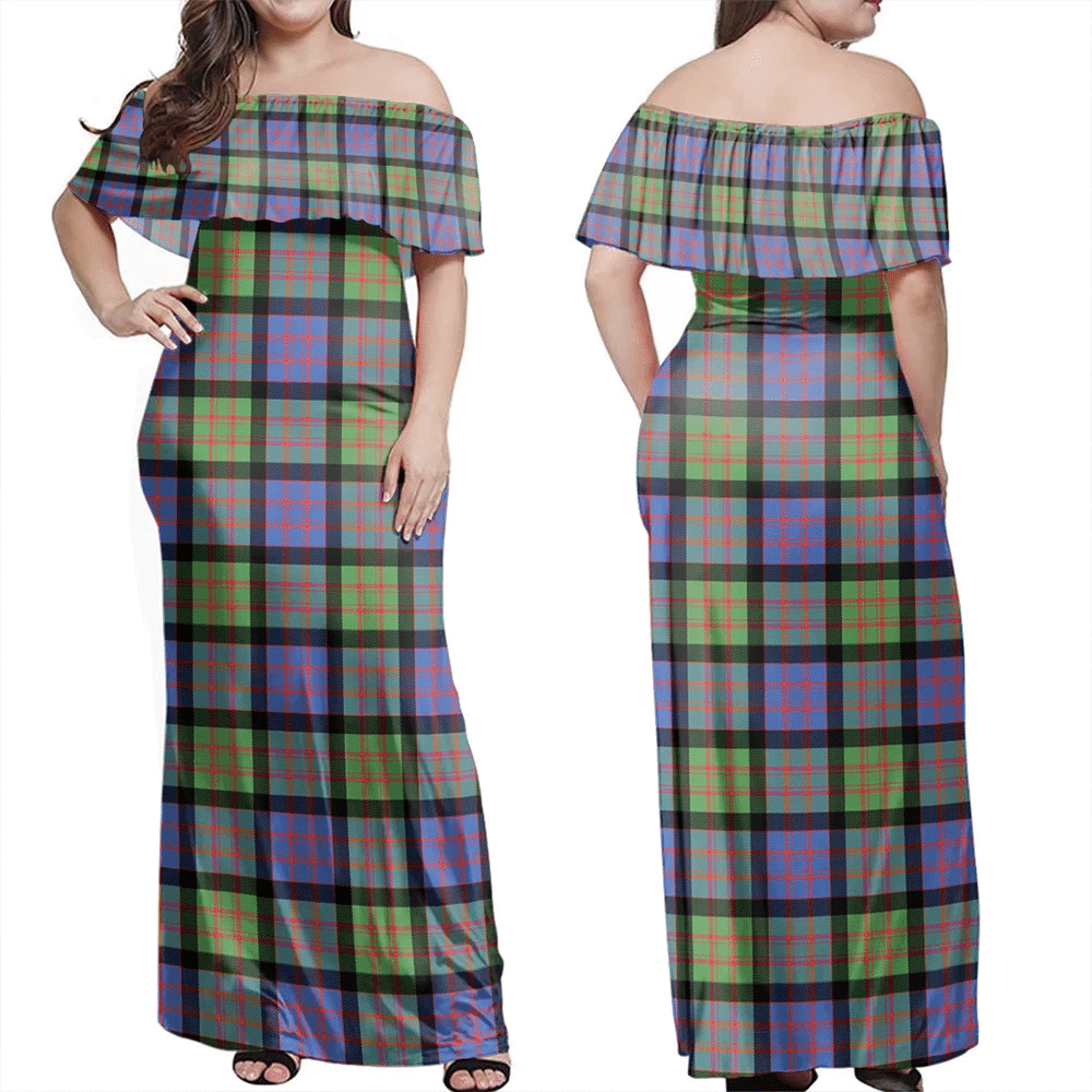 Clan MacDonald Ancient Tartan Hawaii Dress GU34 Clan MacDonald Tartan Hawaii Dress