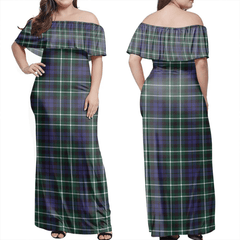 Clan Graham Of Montrose Modern Tartan Hawaii Dress HA95 Clan Rose Tartan Hawaii Dress