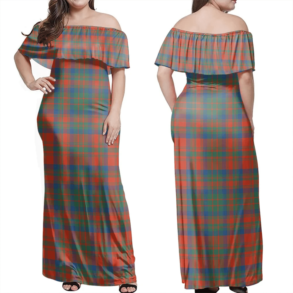 Clan Matheson Ancient Tartan Hawaii Dress SX45 Clan Matheson Tartan Hawaii Dress