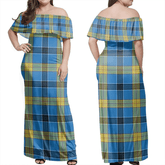 Clan Laing Tartan Hawaii Dress JF34 Clan Laing Tartan Hawaii Dress