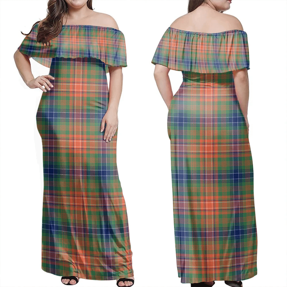 Clan Wilson Ancient Tartan Hawaii Dress XI42 Clan Wilson Tartan Hawaii Dress