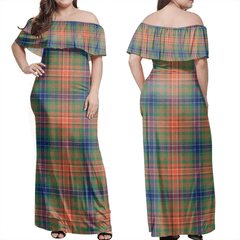 Clan Wilson Ancient Tartan Hawaii Dress XI42 Clan Wilson Tartan Hawaii Dress
