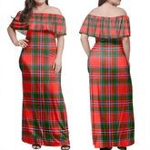 Clan Spens Modern Tartan Hawaii Dress MJ78 Clan Spens Tartan Hawaii Dress