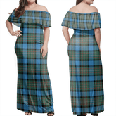 Clan Fergusson Ancient Tartan Hawaii Dress WZ95 Clan Fergusson Tartan Hawaii Dress