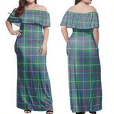 Clan Inglis Ancient Tartan Hawaii Dress WP45 Clan Inglis Tartan Hawaii Dress