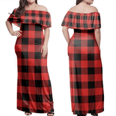 Clan Rob Roy MacGregor Modern Tartan Hawaii Dress JB71 Clan MacGregor Tartan Hawaii Dress
