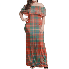 Clan MacDougall Ancient Tartan Hawaii Dress CG50 Clan MacDougall Tartan Hawaii Dress