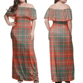 Clan MacDougall Ancient Tartan Hawaii Dress CG50 Clan MacDougall Tartan Hawaii Dress