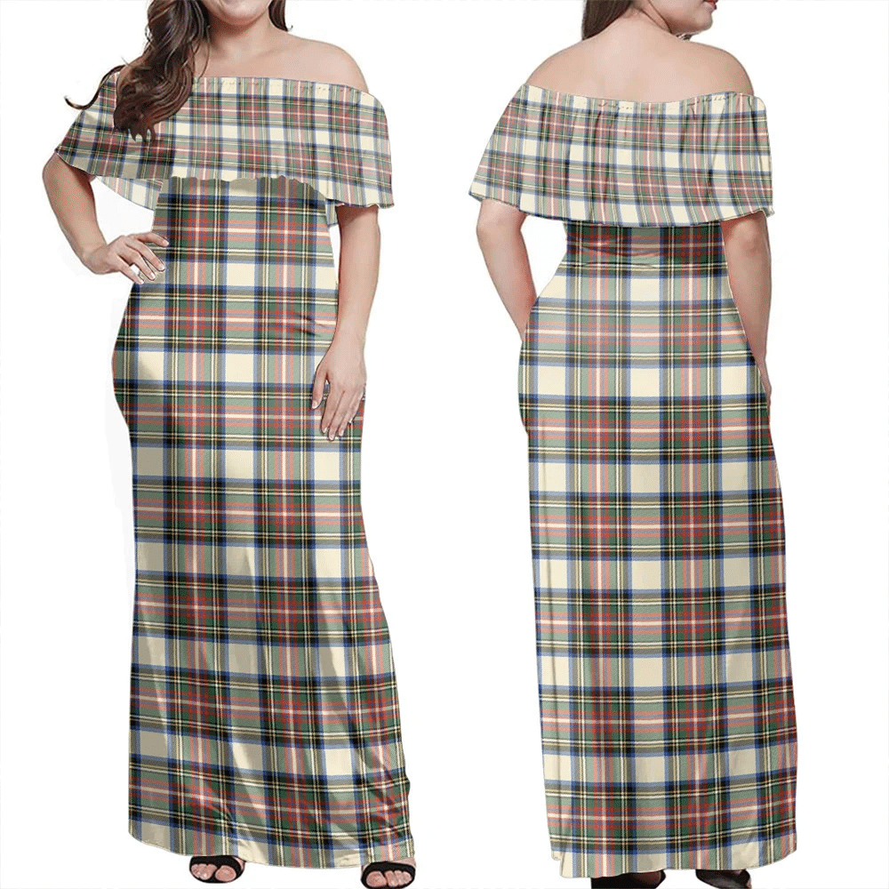 Clan Stewart Dress Ancient Tartan Hawaii Dress CF41 Clan Stewart Tartan Hawaii Dress