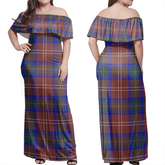 Clan Chisholm Hunting Modern Tartan Hawaii Dress HR48 Clan Chisholm Tartan Hawaii Dress