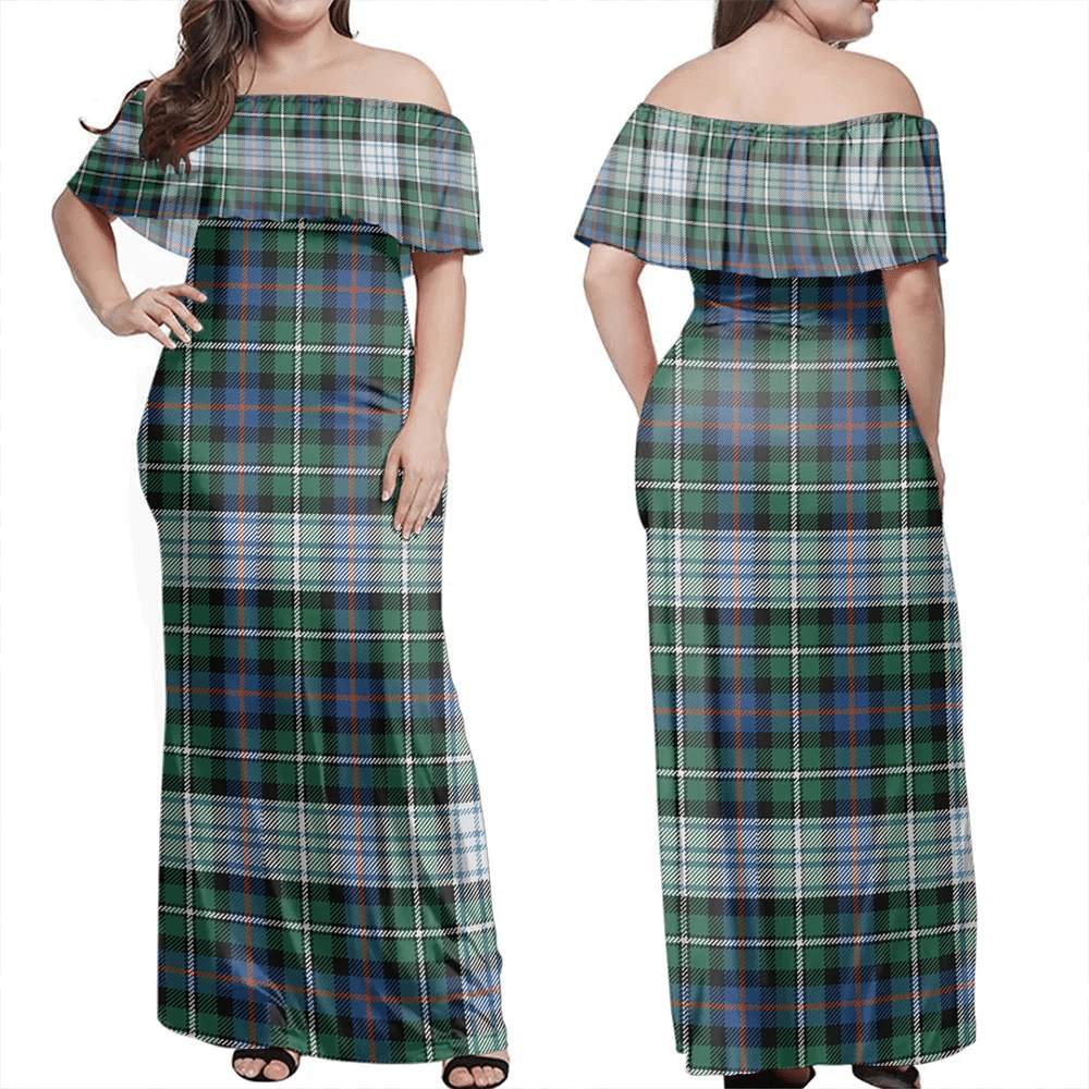 Clan MacKenzie Dress Ancient Tartan Hawaii Dress DH47 Clan MacKenzie Tartan Hawaii Dress